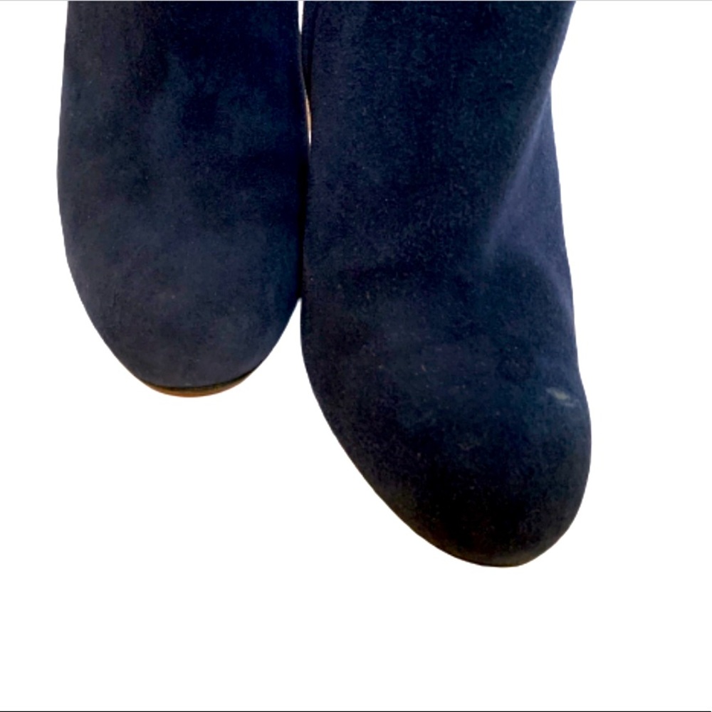 Christian Louboutin Navy Suede Belissima Booties - Picture 7 of 16